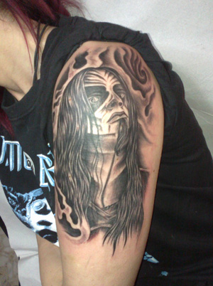 rock metal tattoo
